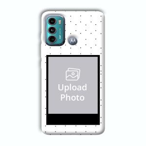 White Background  Customized Printed Back Cover for Motorola G40 Fusion