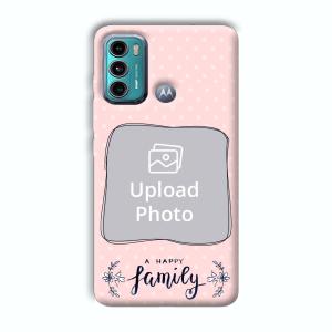 Happy Family Customized Printed Back Cover for Motorola G40 Fusion