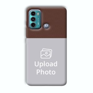 Brown Customized Printed Back Cover for Motorola G40 Fusion