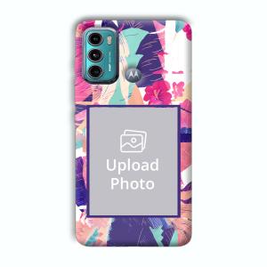 Palm Leaves Customized Printed Back Cover for Motorola G40 Fusion
