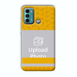 Mustard Flowers Customized Printed Back Cover for Motorola G40 Fusion
