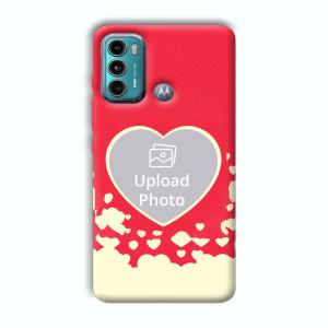 Heart Customized Printed Back Cover for Motorola G40 Fusion