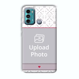 Fabric Print Customized Printed Back Cover for Motorola G40 Fusion