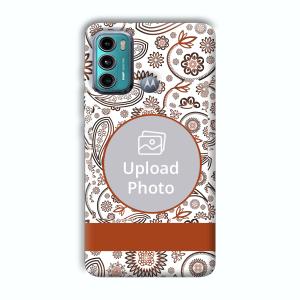 Henna Art Customized Printed Back Cover for Motorola G40 Fusion