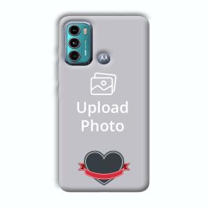 Heart Customized Printed Back Cover for Motorola G40 Fusion