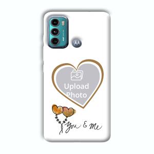 You & Me Customized Printed Back Cover for Motorola G40 Fusion