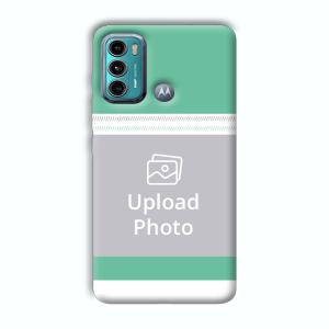 Sea Green Customized Printed Back Cover for Motorola G40 Fusion