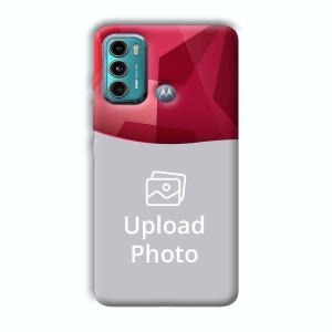 Pinkish Customized Printed Back Cover for Motorola G40 Fusion