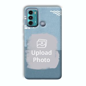 Waves Customized Printed Back Cover for Motorola G40 Fusion