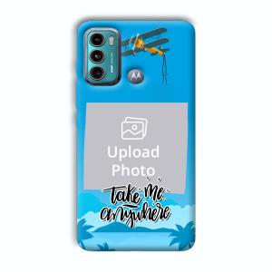 Take Me Anywhere Travel Customized Printed Back Cover for Motorola G40 Fusion