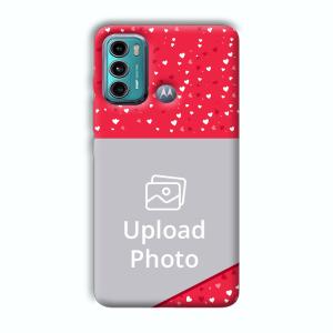 Dark Pink Customized Printed Back Cover for Motorola G40 Fusion