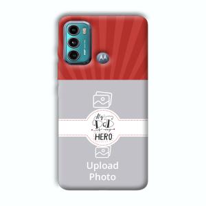 Dad  Customized Printed Back Cover for Motorola G40 Fusion
