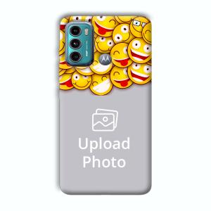 Emojis Customized Printed Back Cover for Motorola G40 Fusion
