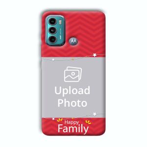 Happy Family Customized Printed Back Cover for Motorola G40 Fusion