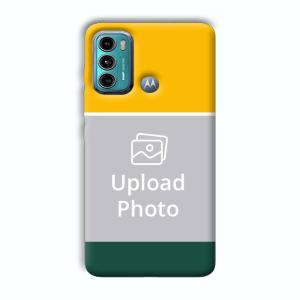 Yellow Green Customized Printed Back Cover for Motorola G40 Fusion
