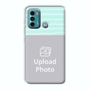 Wavy Customized Printed Back Cover for Motorola G40 Fusion