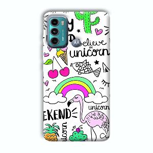 Stay Wild Phone Customized Printed Back Cover for Motorola G40 Fusion