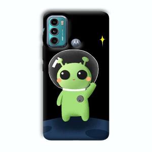 Alien Character Phone Customized Printed Back Cover for Motorola G40 Fusion