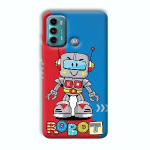 Robot Phone Customized Printed Back Cover for Motorola G40 Fusion