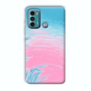 Pink Water Phone Customized Printed Back Cover for Motorola G40 Fusion