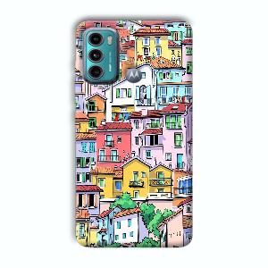 Colorful Alley Phone Customized Printed Back Cover for Motorola G40 Fusion