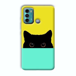 Black Cat Phone Customized Printed Back Cover for Motorola G40 Fusion