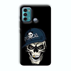 Panda & Skull Phone Customized Printed Back Cover for Motorola G40 Fusion
