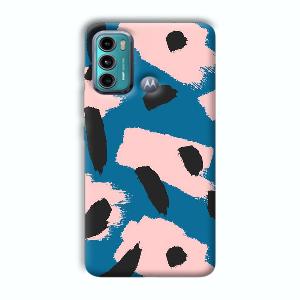 Black Dots Pattern Phone Customized Printed Back Cover for Motorola G40 Fusion