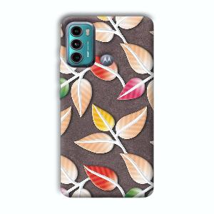 Leaves Phone Customized Printed Back Cover for Motorola G40 Fusion