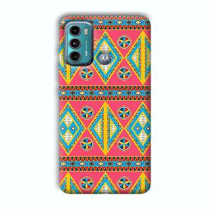 Colorful Rhombus Phone Customized Printed Back Cover for Motorola G40 Fusion