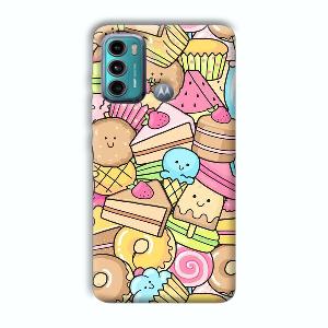 Love Desserts Phone Customized Printed Back Cover for Motorola G40 Fusion