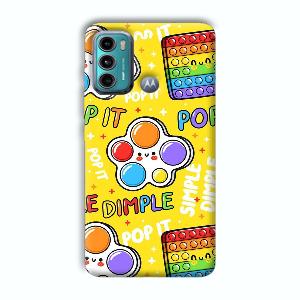 Pop It Phone Customized Printed Back Cover for Motorola G40 Fusion