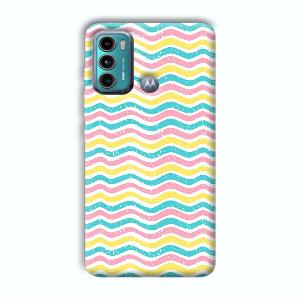 Wavy Designs Phone Customized Printed Back Cover for Motorola G40 Fusion
