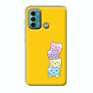 Colorful Kittens Phone Customized Printed Back Cover for Motorola G40 Fusion