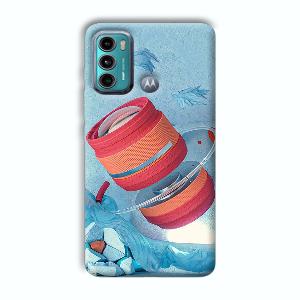 Blue Design Phone Customized Printed Back Cover for Motorola G40 Fusion