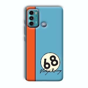 Vintage Racing Phone Customized Printed Back Cover for Motorola G40 Fusion