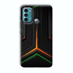 Black Design Phone Customized Printed Back Cover for Motorola G40 Fusion