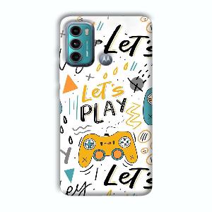 Let's Play Phone Customized Printed Back Cover for Motorola G40 Fusion