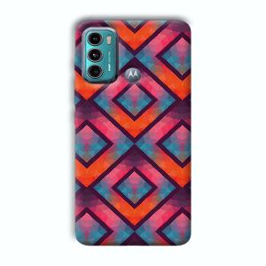 Colorful Boxes Phone Customized Printed Back Cover for Motorola G40 Fusion