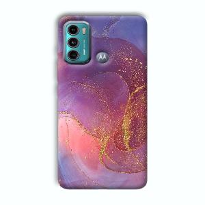 Sparkling Marble Phone Customized Printed Back Cover for Motorola G40 Fusion