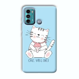 Chill Vibes Phone Customized Printed Back Cover for Motorola G40 Fusion