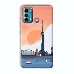 City Design Phone Customized Printed Back Cover for Motorola G40 Fusion