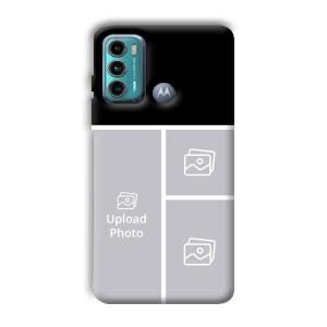 White Lines Customized Printed Back Cover for Motorola G60
