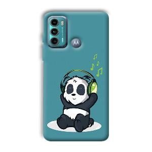 Panda  Phone Customized Printed Back Cover for Motorola G60
