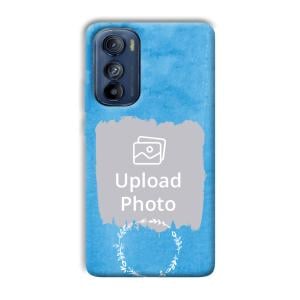 Blue Design Customized Printed Back Cover for Motorola Edge 30