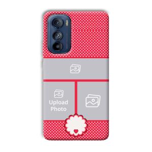 Little Hearts Customized Printed Back Cover for Motorola
