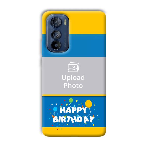 Happy Birthday Customized Printed Back Cover for Motorola