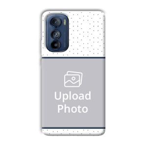 Blue Dots Customized Printed Back Cover for Motorola