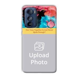 Best Friend Quote Customized Printed Back Cover for Motorola Edge 30