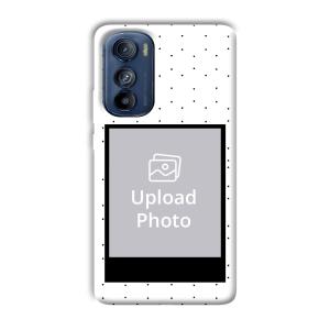 White Background  Customized Printed Back Cover for Motorola Edge 30